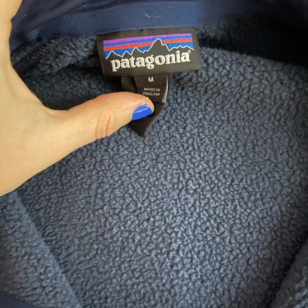 Patagonia Better Sweater 1/4 Zip Fleece in Navy Blue Size Medium - Picture 5 of 5